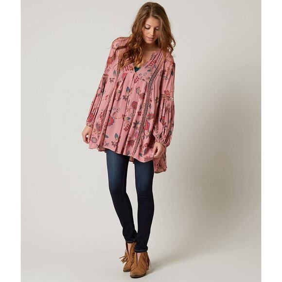 Free People Just the Two of Us Top, Light Blue XS - Picture 4 of 16